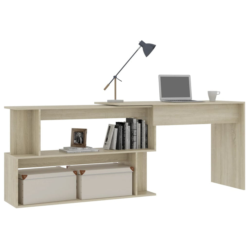 Corner Desk Sonoma Oak 47.2"x19.7"x29.9" Chipboard