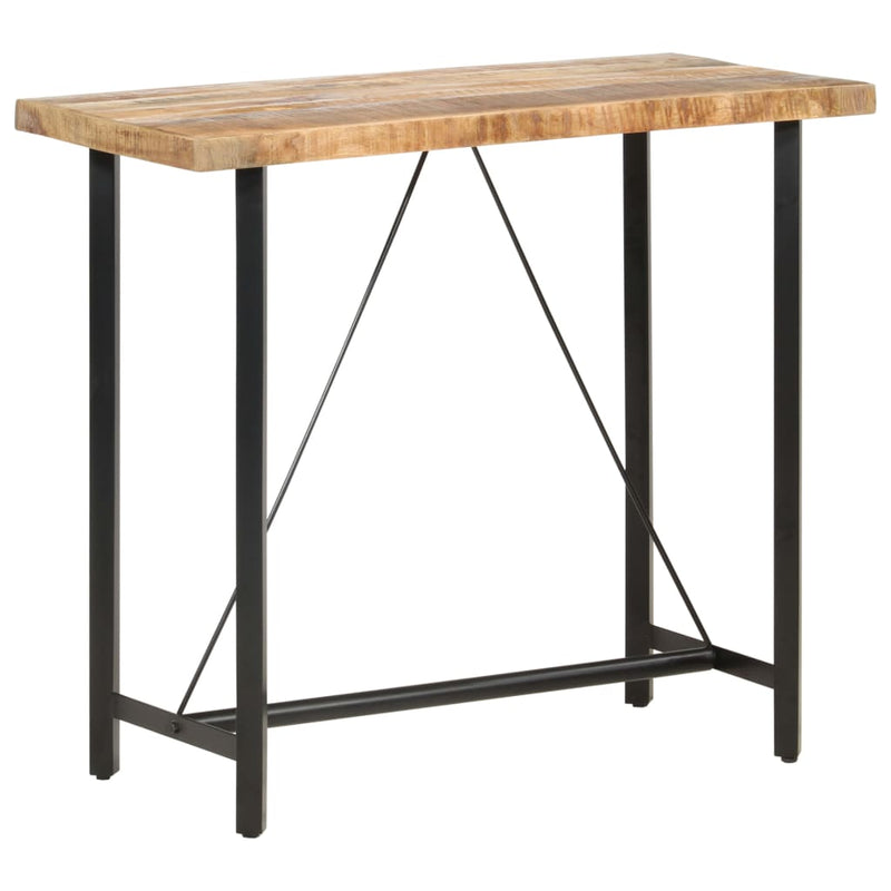 Bar Table 47.2"x22.8"x42.1" Rough Mango Wood