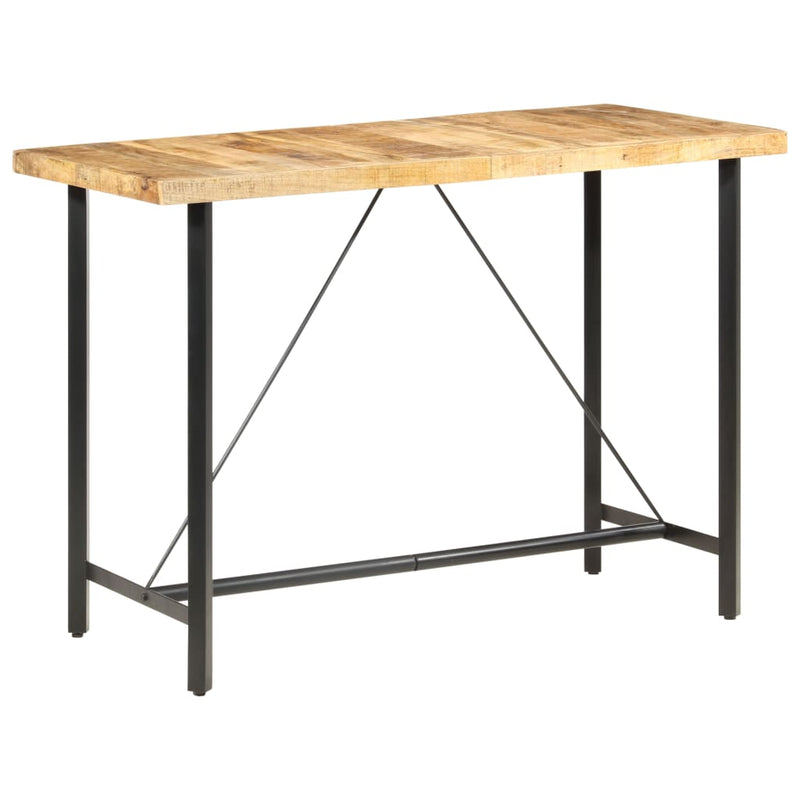 Bar Table 59.1"x27.6"x42.1" Rough Mango Wood