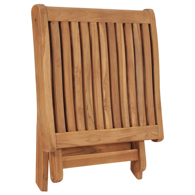 Folding Footrest 18.3"x19.3"x16.3" Solid Teak Wood