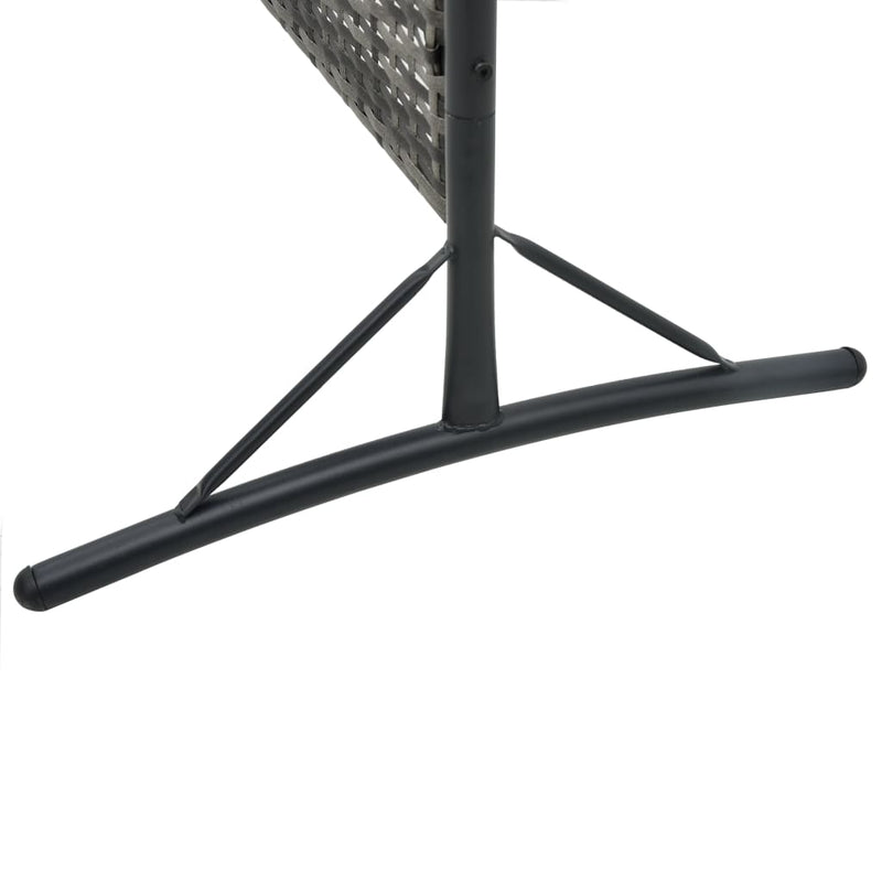 Room Divider Poly Rattan Anthracite 68.9"x70.9"