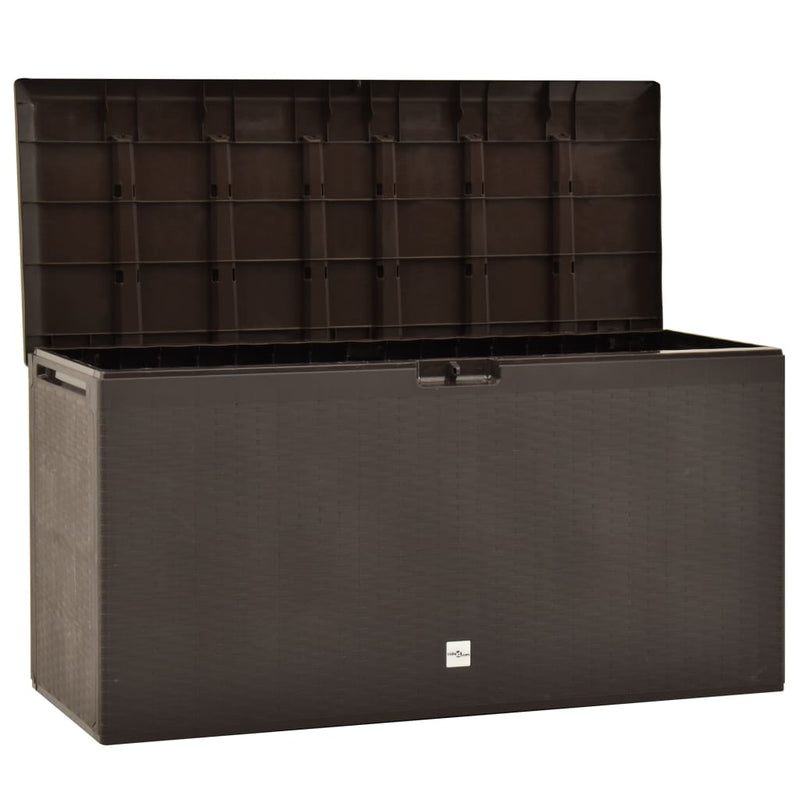 Patio Storage Box Brown 44.9"x18.5"x23.6"