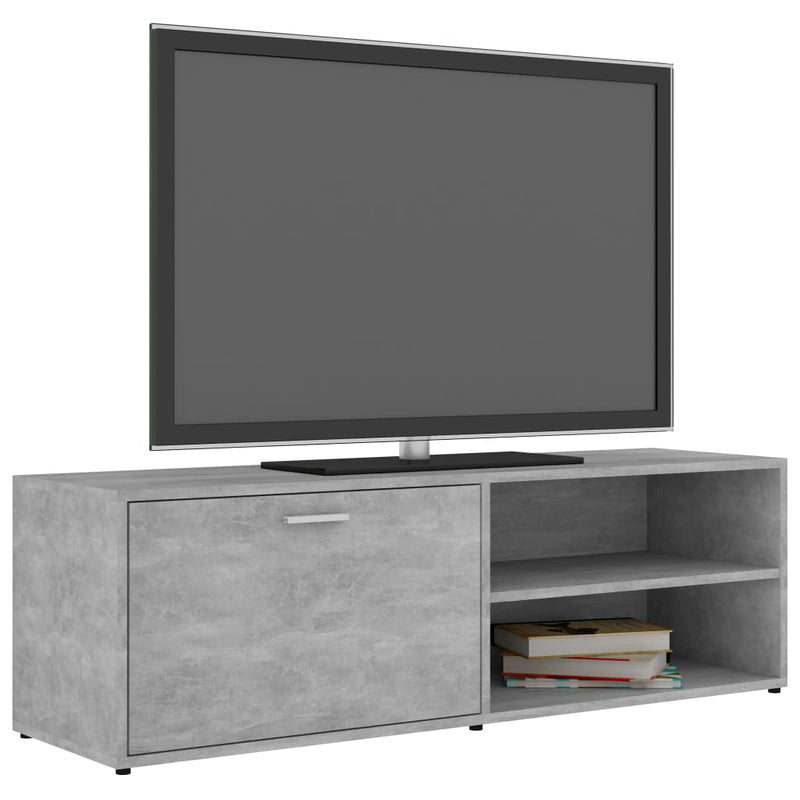 TV Cabinet Concrete Gray 47.2"x13.4"x14.6" Chipboard