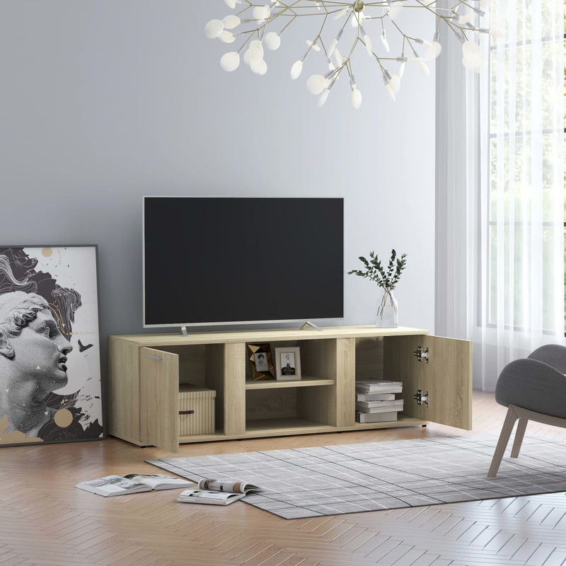 TV Cabinet Sonoma Oak 47.2"x13.4"x14.6" Chipboard