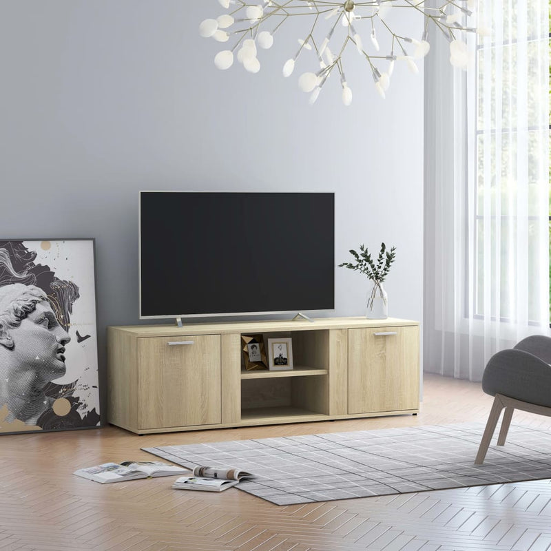 TV Cabinet Sonoma Oak 47.2"x13.4"x14.6" Chipboard