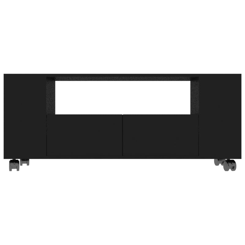 TV Cabinet Black 47.2"x13.7"x16.9" Chipboard