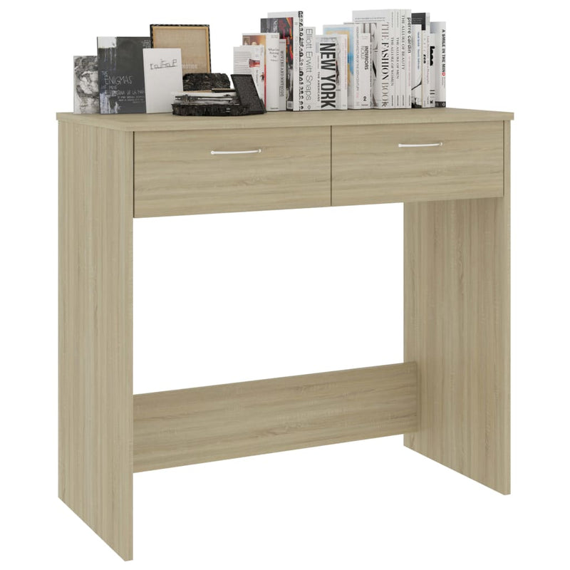 Desk Sonoma Oak 31.5"x15.7"x29.5" Chipboard