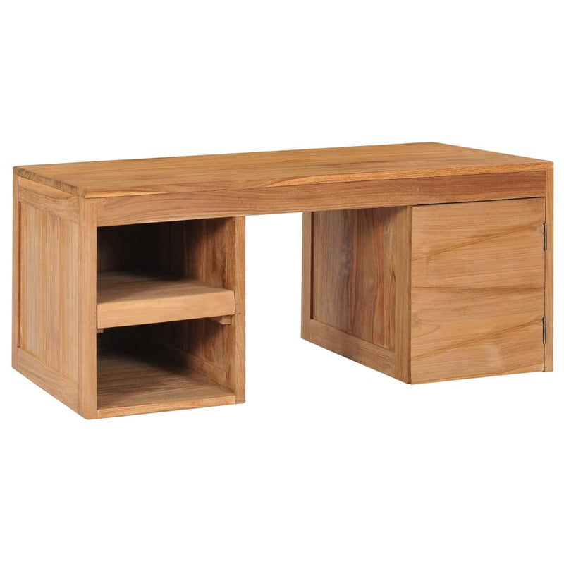 Coffee Table 35.4"x19.7"x15.7" Solid Teak Wood