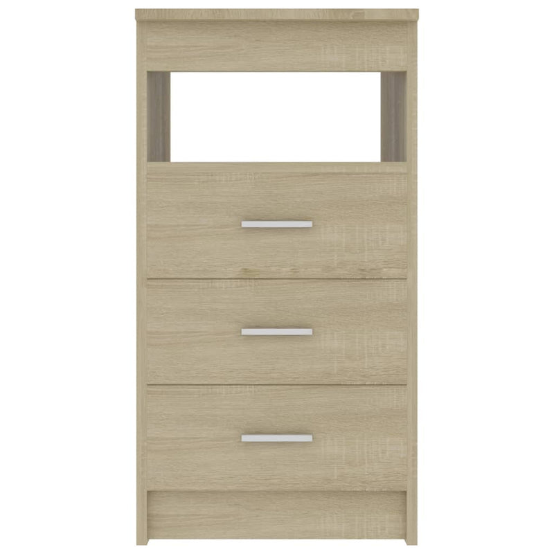 Drawer Cabinet Sonoma Oak 15.7"x19.7"x29.9" Chipboard