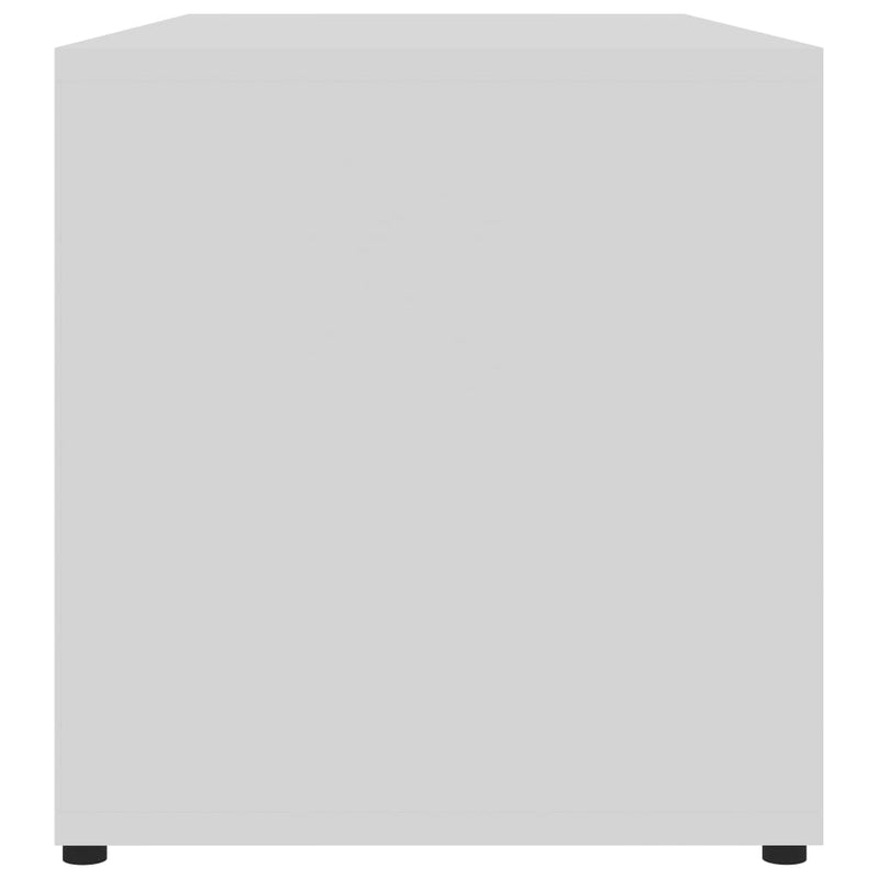 TV Cabinet White 31.5"x13.4"x14.1" Chipboard