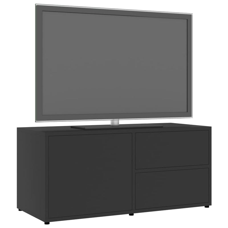 TV Cabinet Gray 31.5"x13.4"x14.1" Chipboard