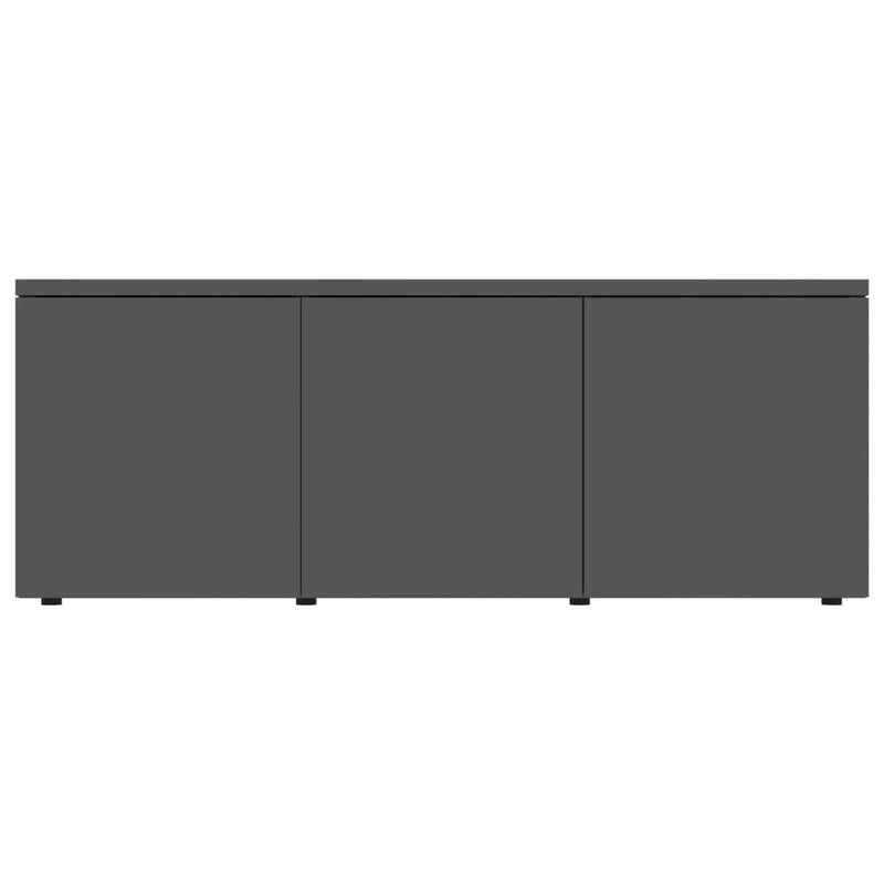 TV Cabinet Gray 31.5"x13.4"x11.8" Chipboard