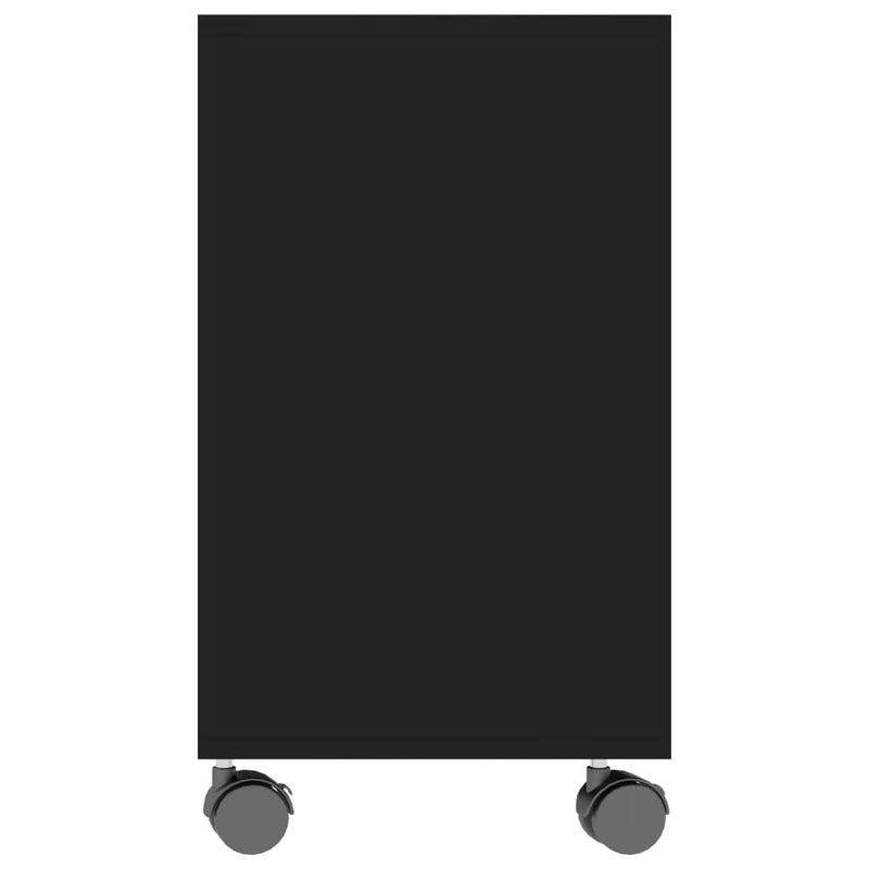Side Table Black 27.6"x13.8"x21.7" Chipboard