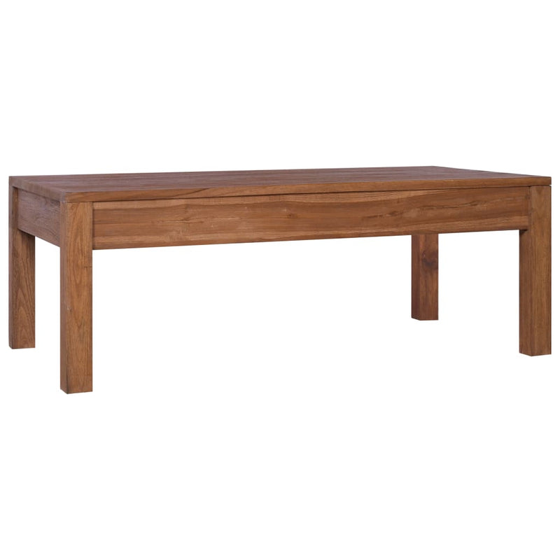 Coffee Table 43.3"x23.6"x15.7" Solid Teak Wood
