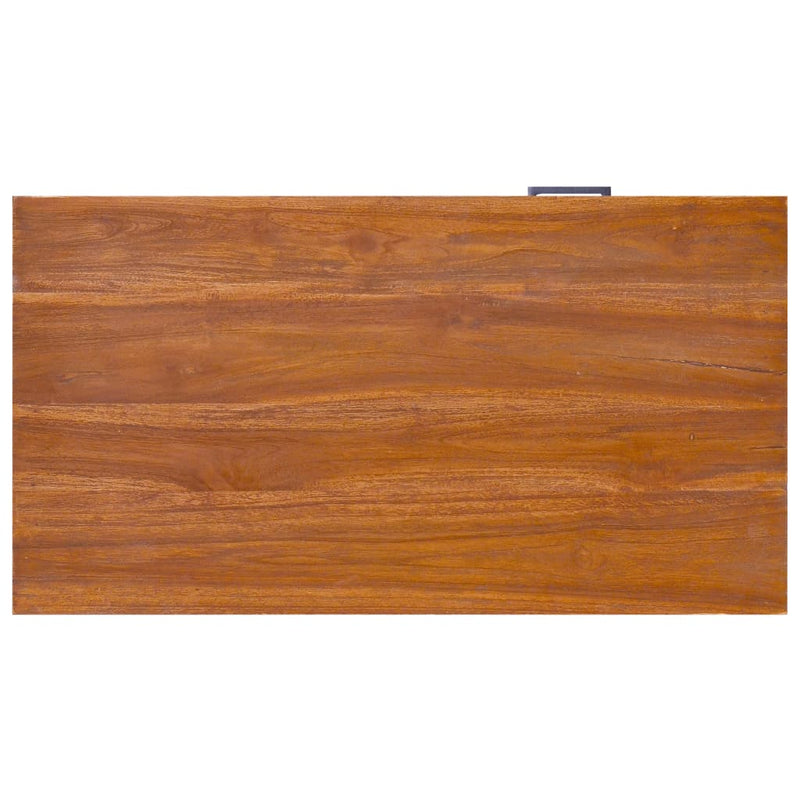 TV Cabinet 35.4"x19.7"x14.6" Solid Teak Wood