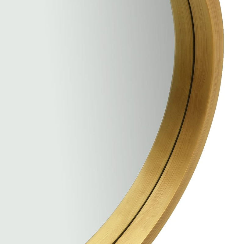 Wall Mirror with Strap 15.7" Gold