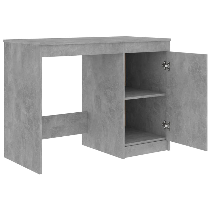 Desk Concrete Gray 55.1"x19.7"x29.9" Chipboard