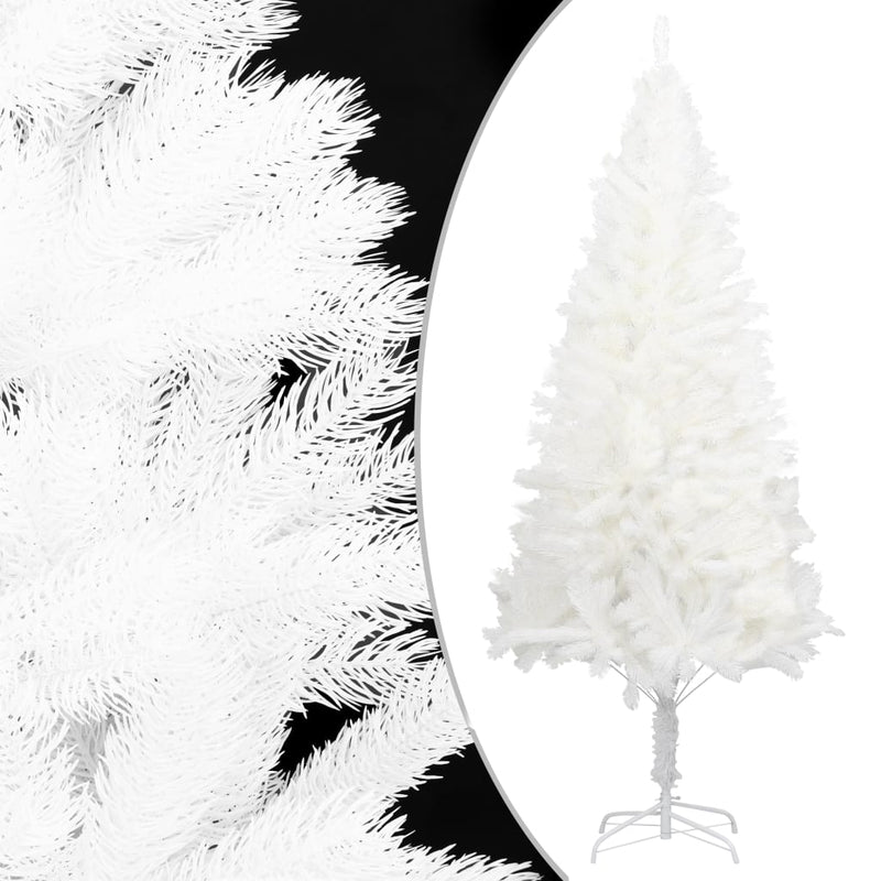 Artificial Christmas Tree Lifelike Needles White 47.2"