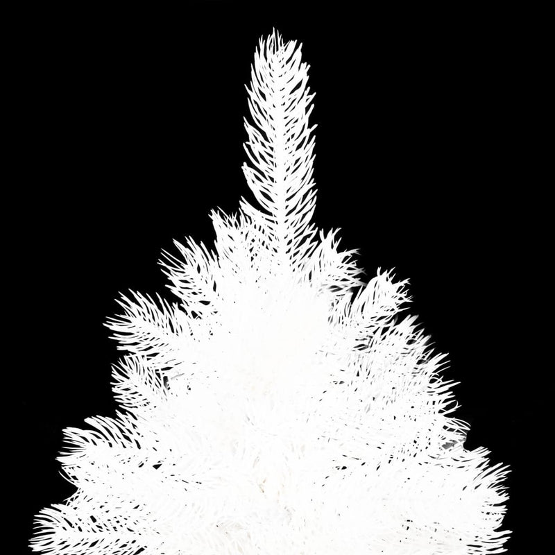 Artificial Christmas Tree Lifelike Needles White 82.7"