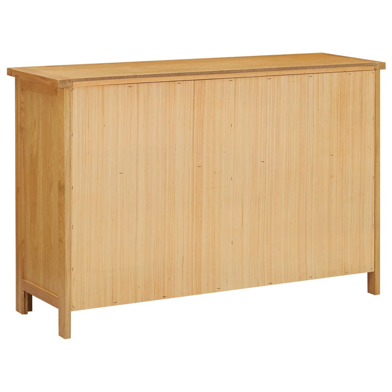 Chest of Drawers 41.3"x13.2"x28.7" Solid Oak Wood