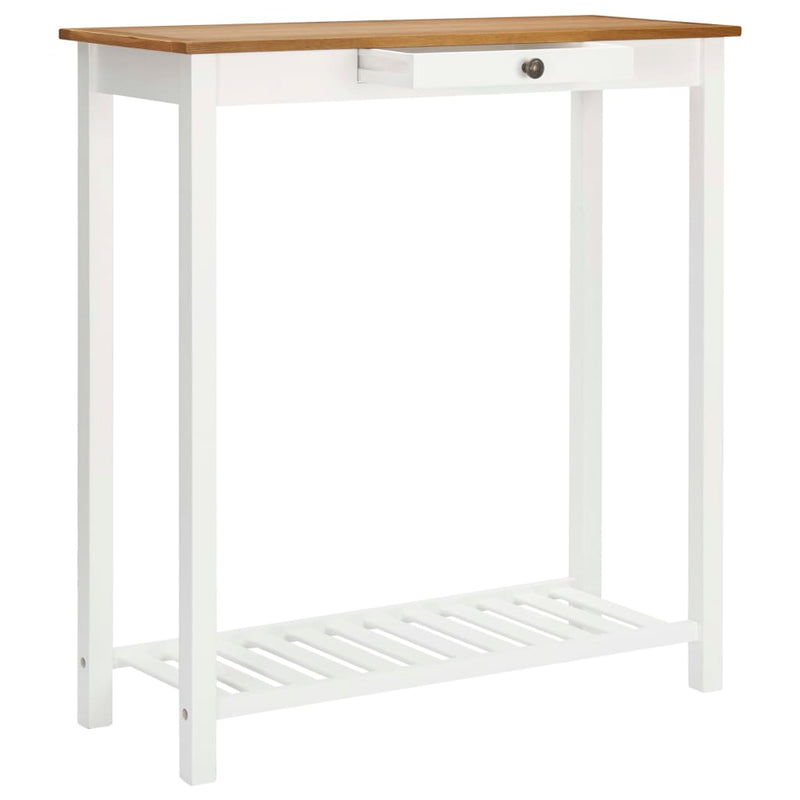 Bar Table 39.4"x15.7"x43.3" Solid Oak Wood