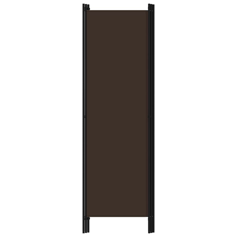 3-Panel Room Divider Brown 59.1"x70.9"