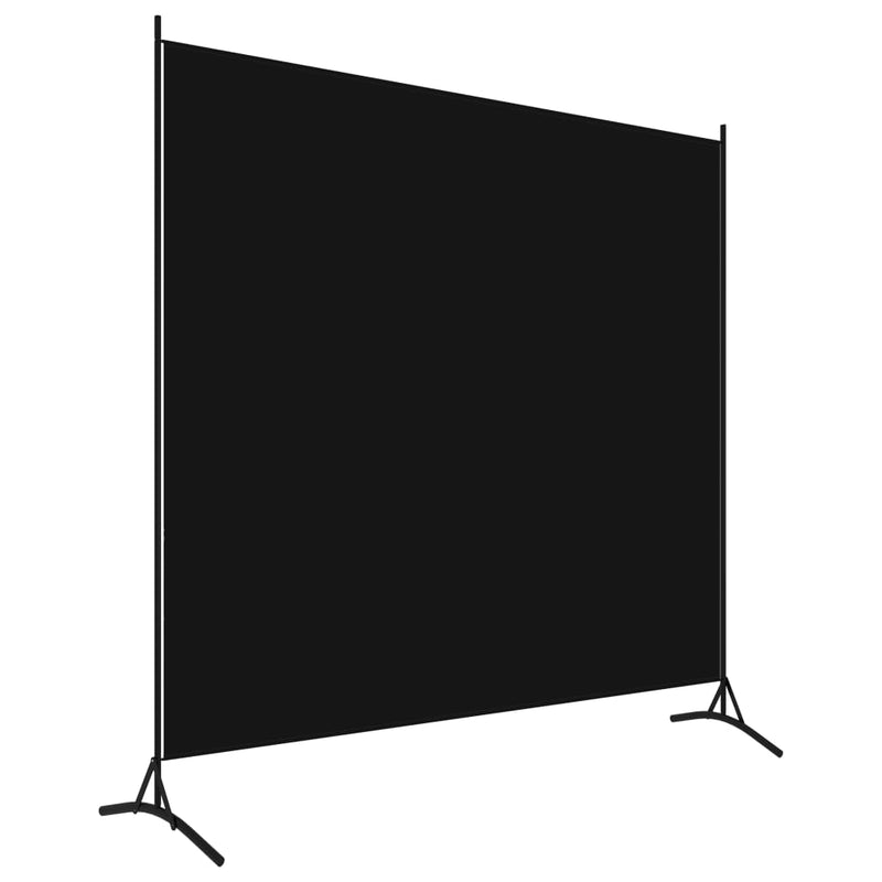 1-Panel Room Divider Black 68.9"x70.9"