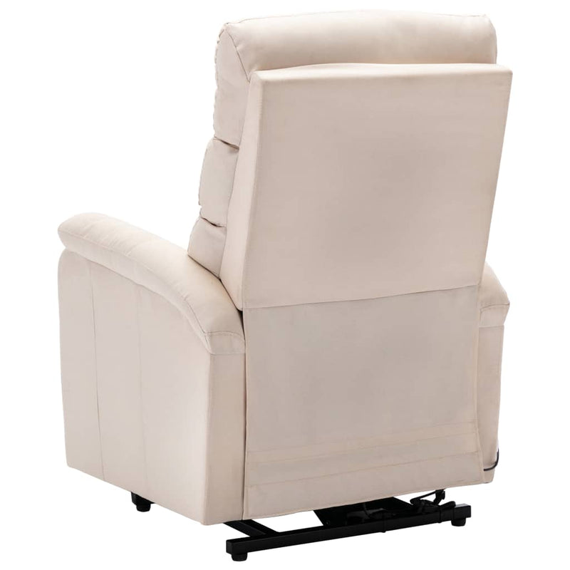 Stand-up Recliner Cream Fabric