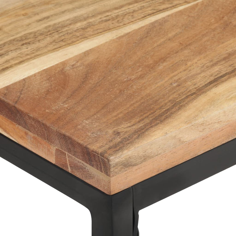 Coffee Table 43.3"x23.6"x13.8" Solid Acacia Wood