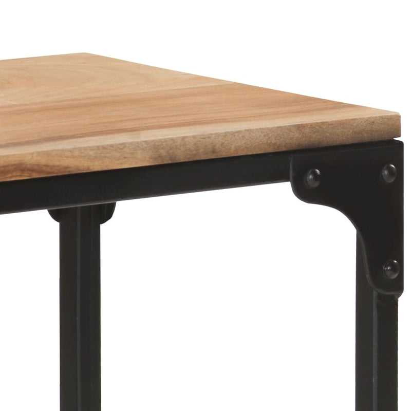 Coffee Table 35.4"x11.8"x15.7" Solid Acacia Wood