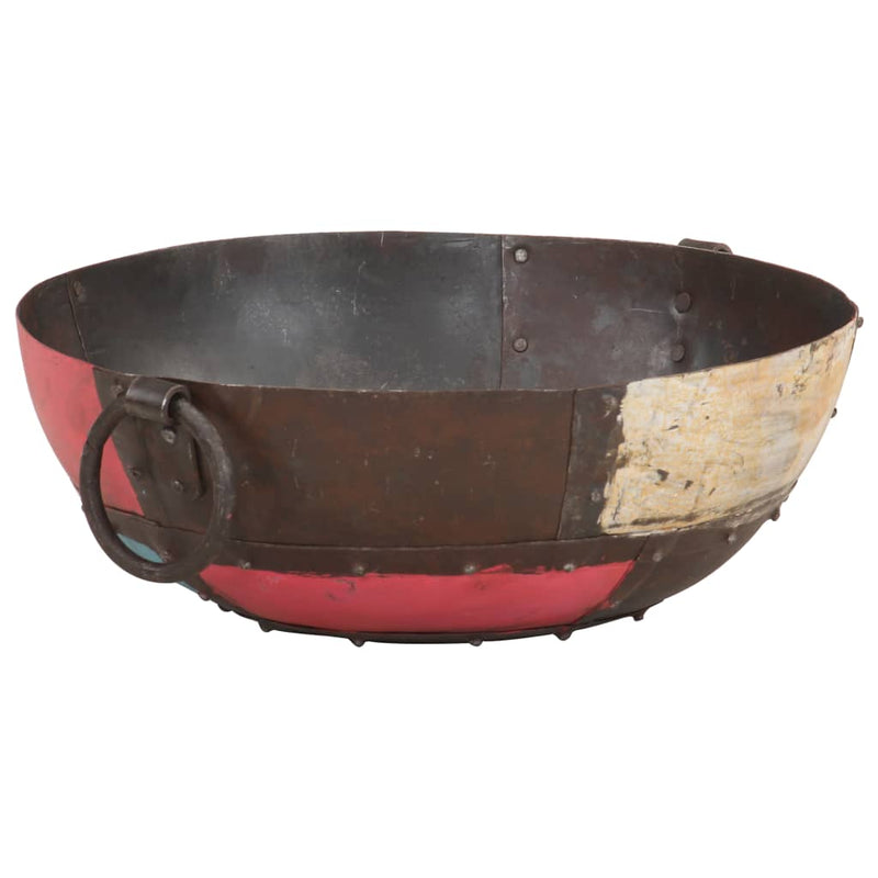 Colorful Rustic Fire Pit Ã˜ 15.7" Iron