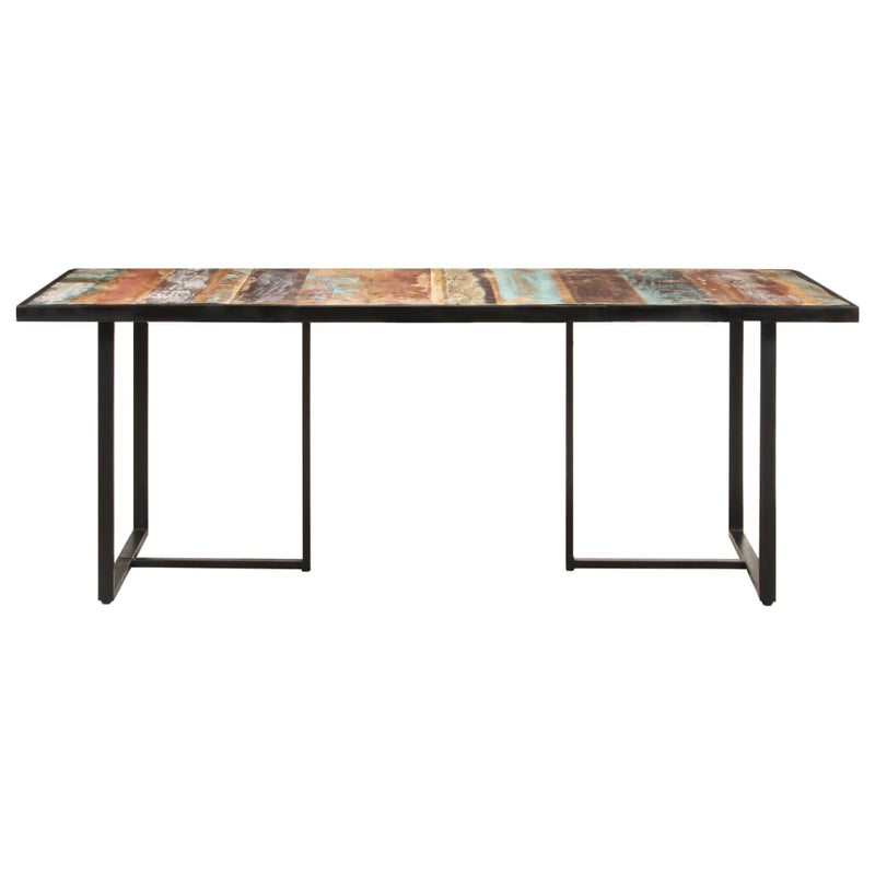 Dining Table 78.7" Solid Reclaimed Wood