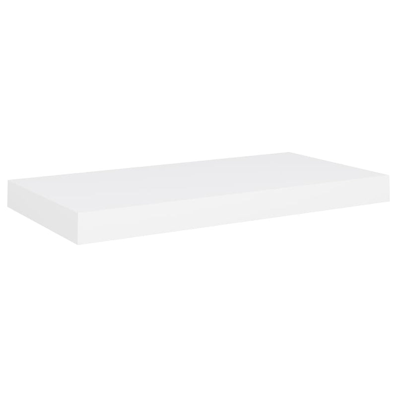 Floating Wall Shelf White 19.7"x9.1"x1.5" MDF