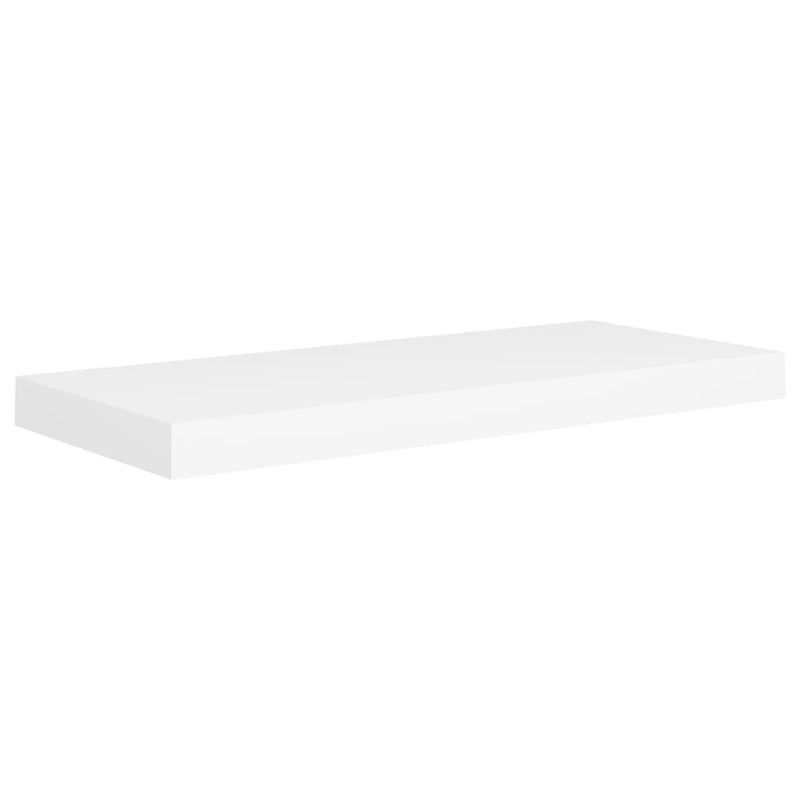 Floating Wall Shelf White 23.6"x9.3"x1.5" MDF