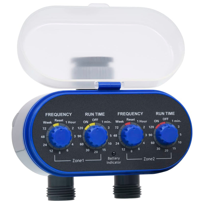 Double Outlet Water Timer with Ball Valves