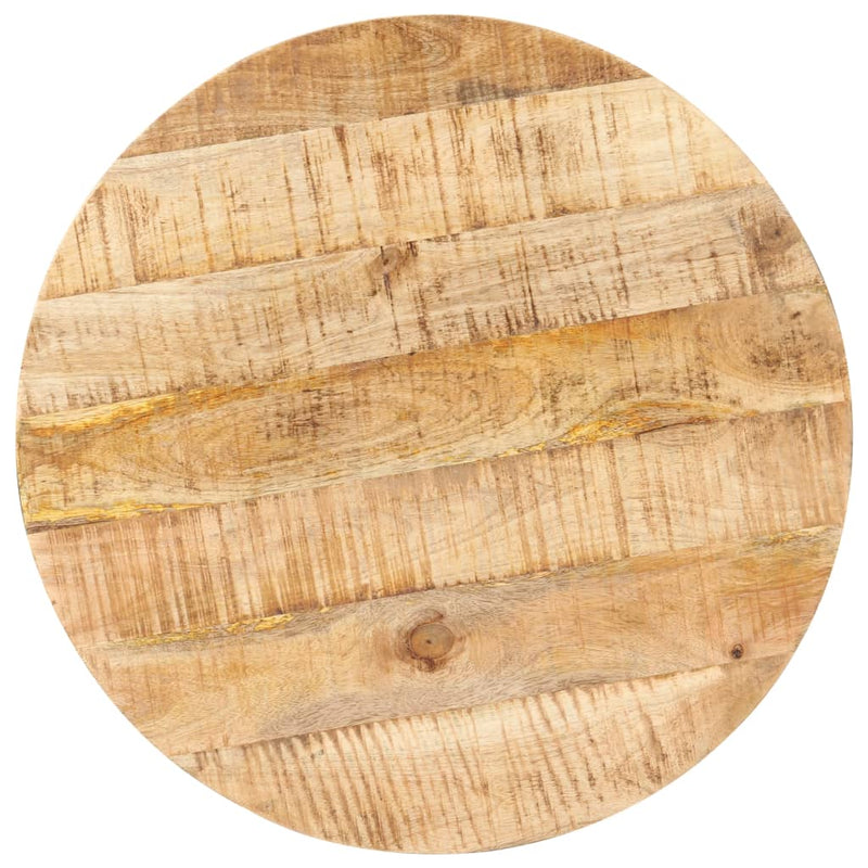 Bistro Table Round Ã˜23.6"x29.5" Rough Mango Wood