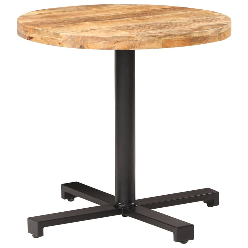 Bistro Table Round Ã˜31.5"x29.5" Rough Mango Wood