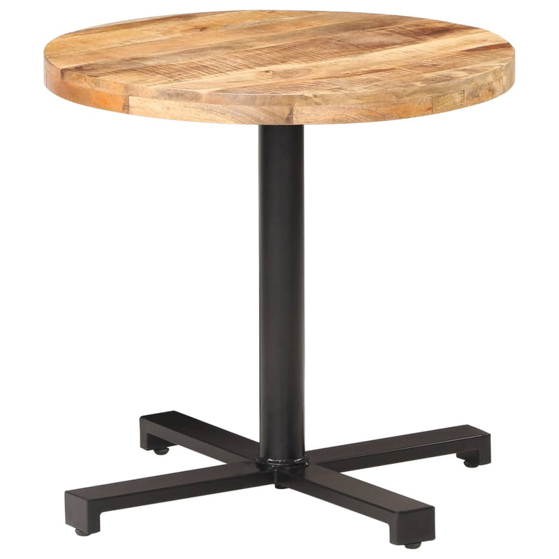 Bistro Table Round Ã˜31.5"x29.5" Rough Mango Wood