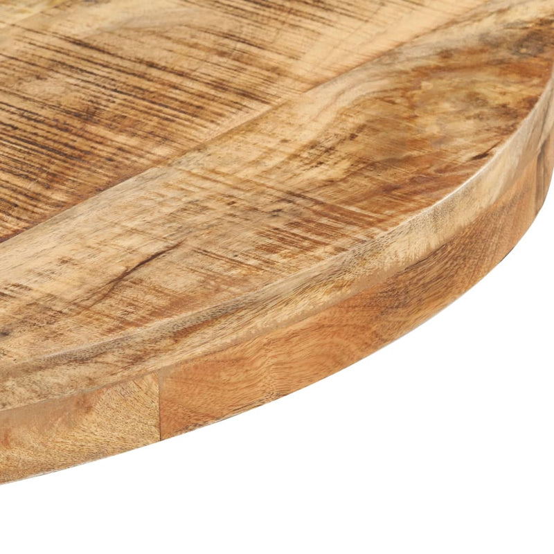 Bar Table Round Ã˜19.7"x43.3" Rough Mango Wood