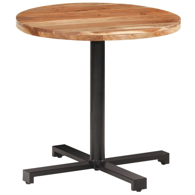 Bistro Table Round Ã˜31.5"x29.5" Solid Acacia Wood