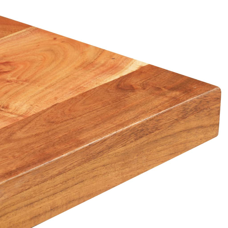 Bar Table Square 19.7"x19.7"x43.3" Solid Acacia Wood