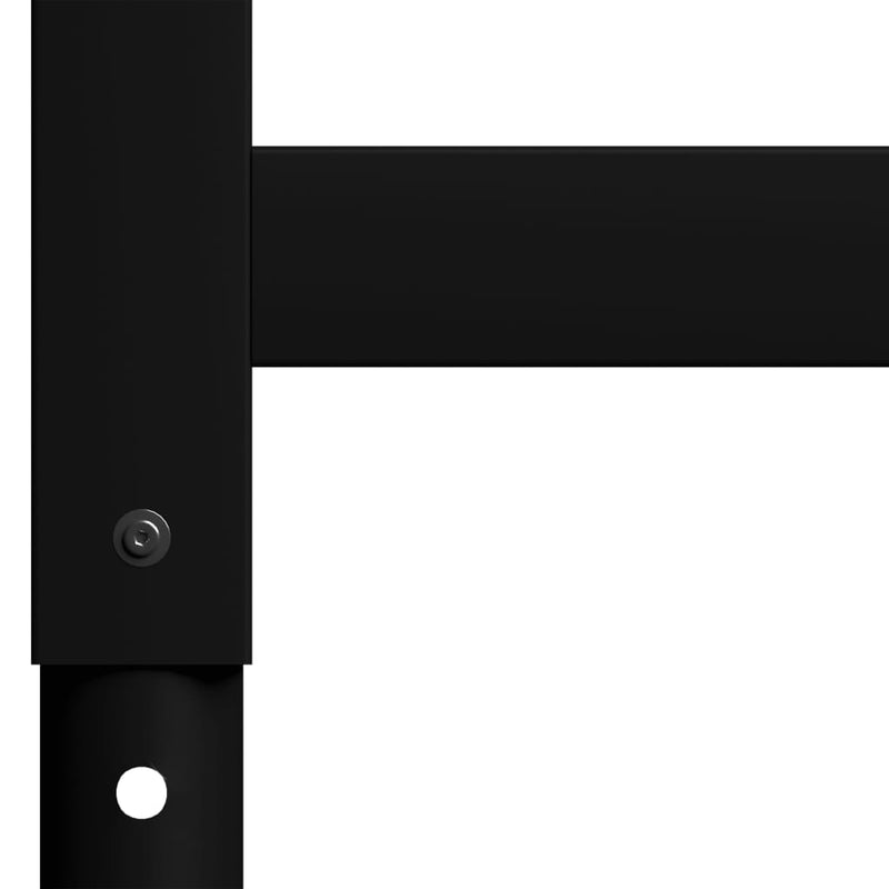 Adjustable Work Bench Frames 2 pcs Metal 21.7"x(27.2"-37.6") Black