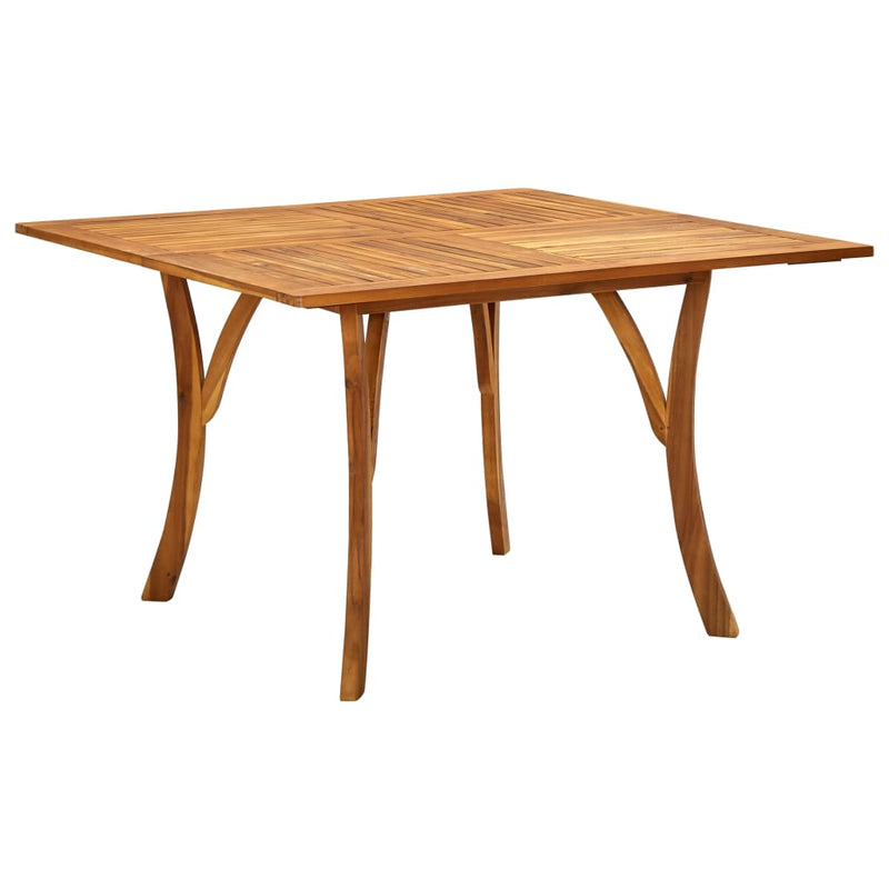 Patio Table 47.2"x47.2"x29.5" Solid Acacia Wood