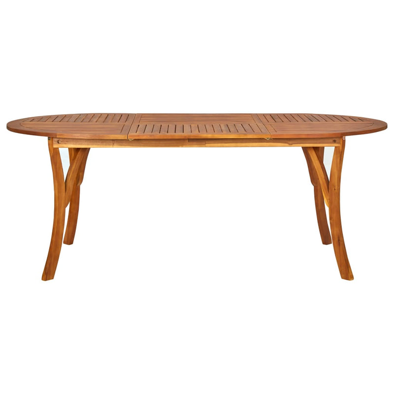 Patio Table 79.1"x39.4"x29.5" Solid Acacia Wood