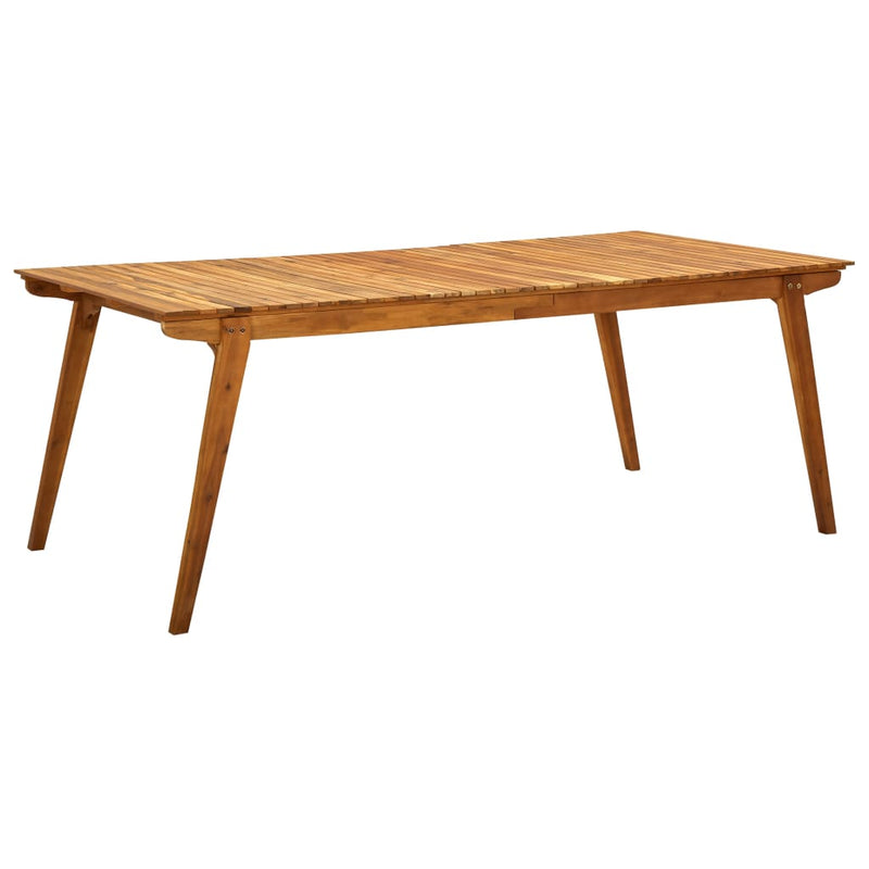 Patio Table 79.3"x39.4"x29.5" Solid Acacia Wood