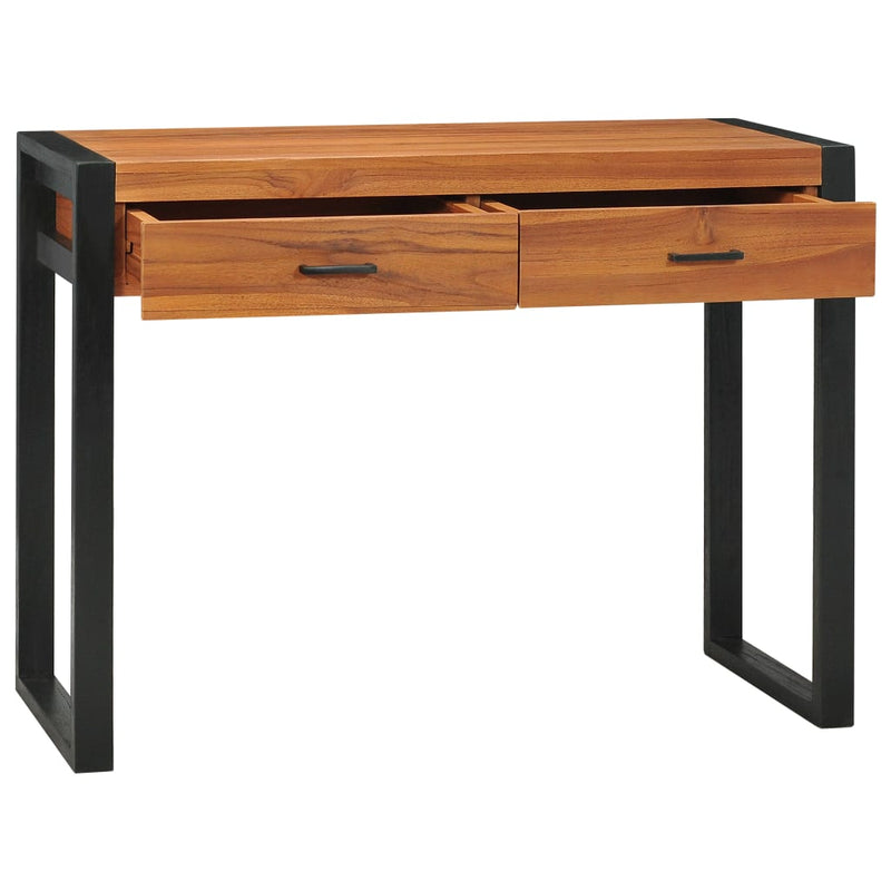 Desk with 2 Drawers 39.4"x15.7"x29.5" Recycled Teak Wood