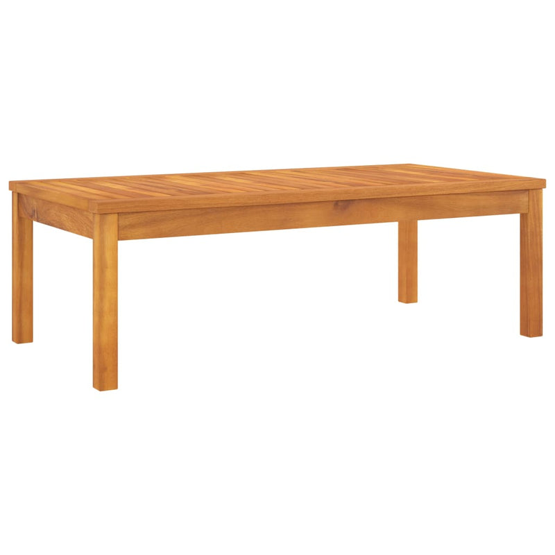 Coffee Table 39.4"x19.7"x13" Solid Acacia Wood