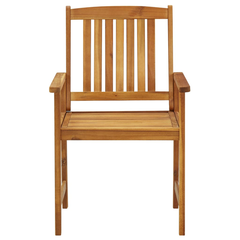 Director's Chairs 4 pcs Solid Acacia Wood