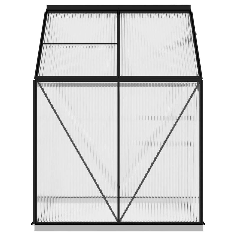 Greenhouse Anthracite Aluminum 26.6 ftÂ²