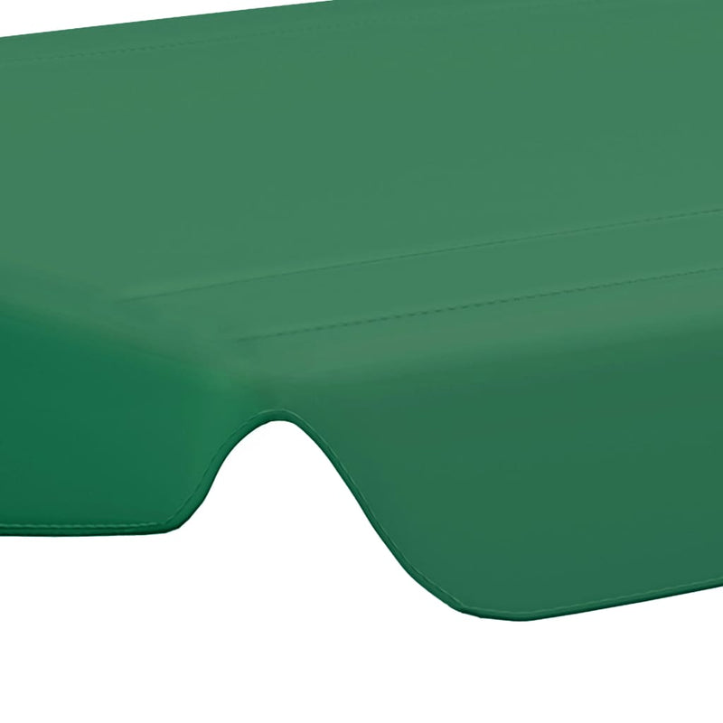 Replacement Canopy for Garden Swing Green 74"/66.1"x43.3"/57.1"